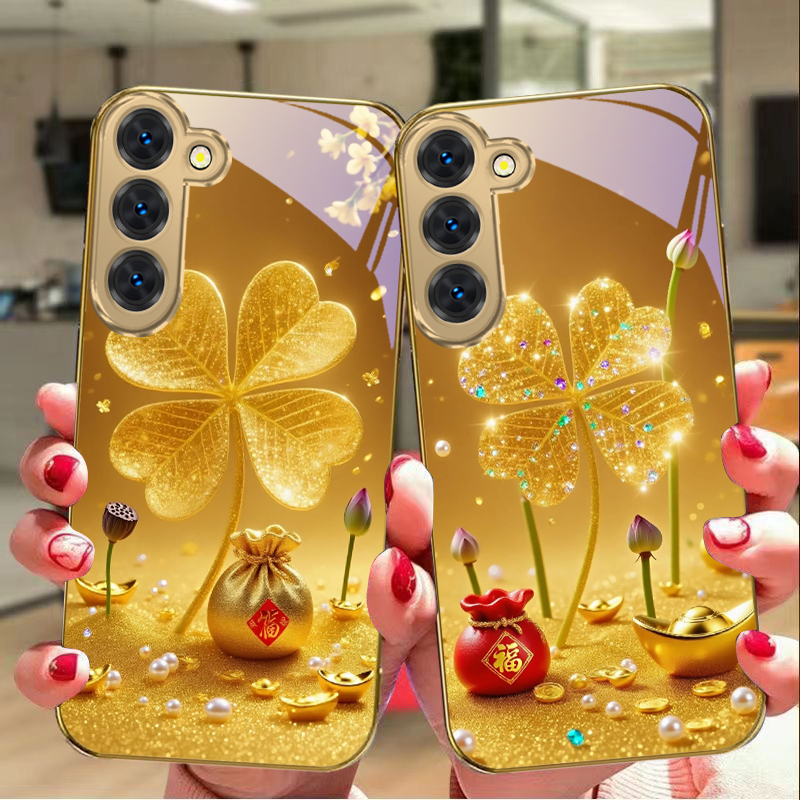 Tablet S9 Fe Accessories - A huge golden clover For Samsung