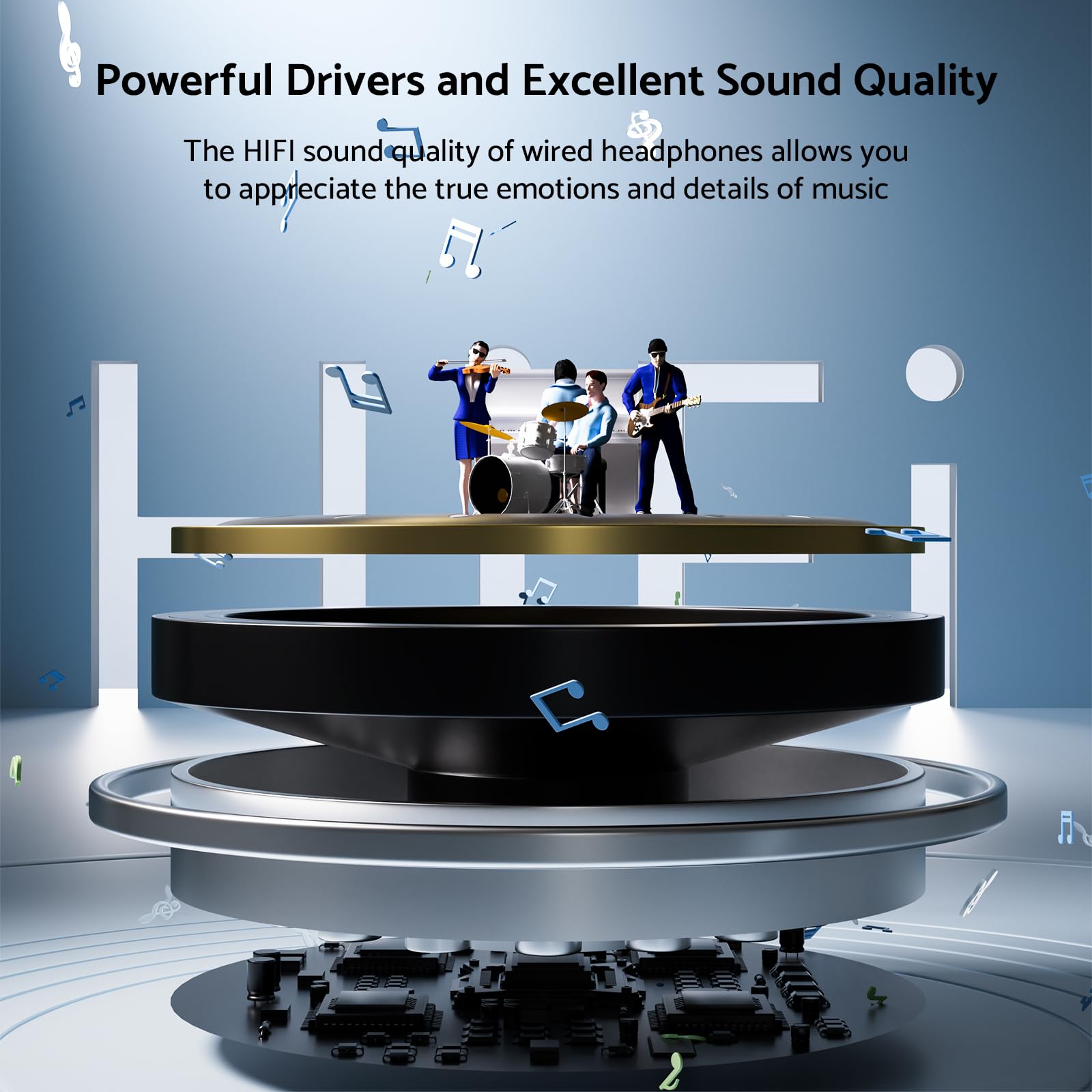HiFi Surround Headphones Bass  - đánh giá và giá Huawei Tablet Accessories