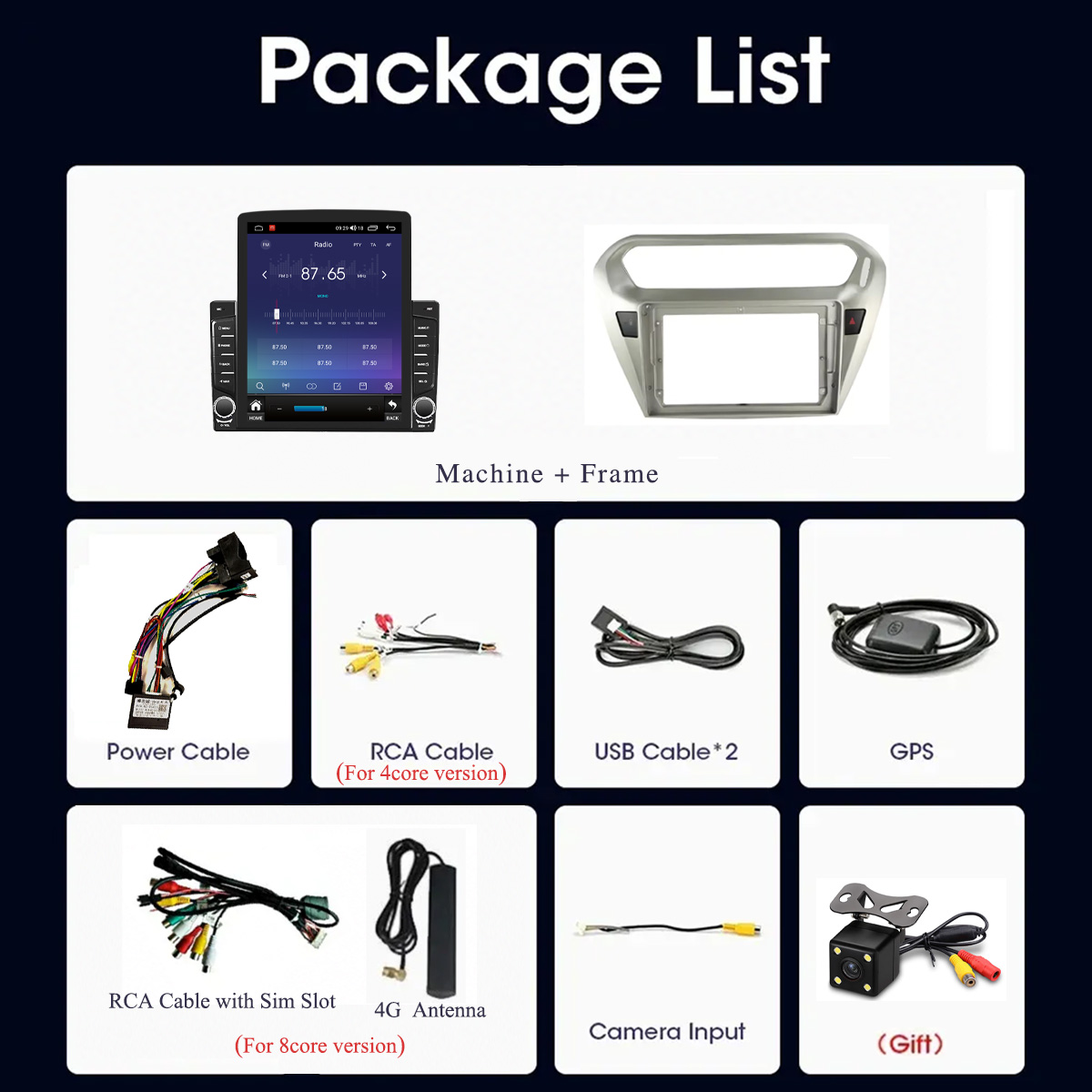 8G+128G Android 14 For Peugeot - đánh giá và giá Tablet Danish Mobile & Accessories Faisalabad