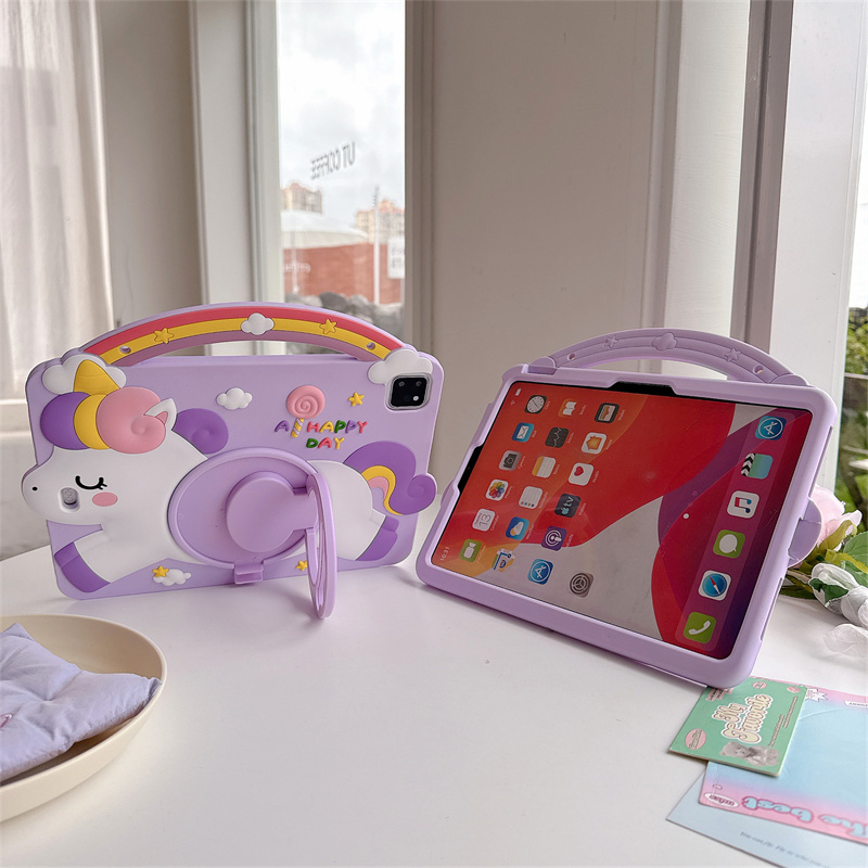 Cartoon Unicorn Kids Stand Tab - đánh giá và giá Tablet A9 Accessories