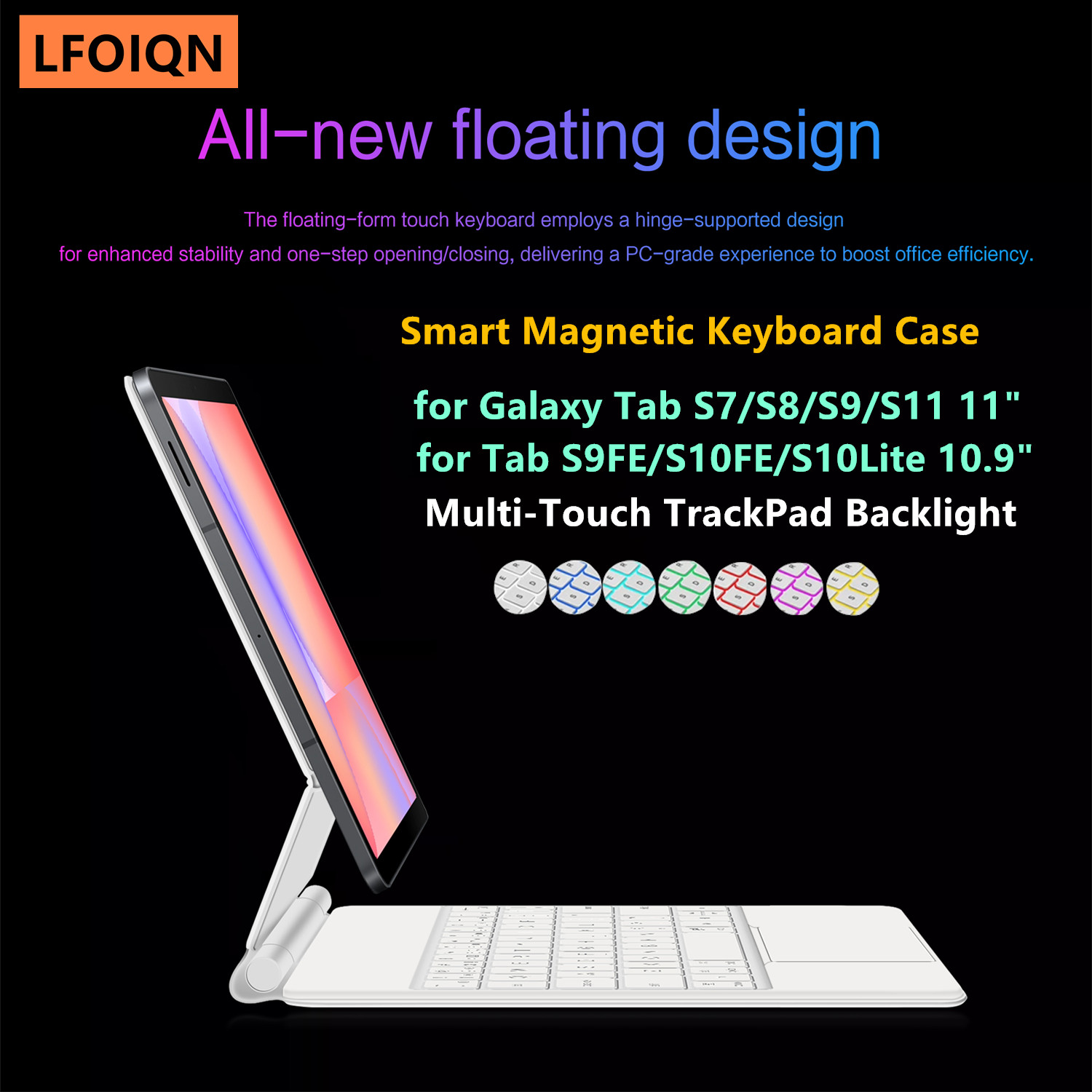 LFOIQN Magic Keyboard for Sams - đánh giá và giá Tablet S9 Fe Accessories