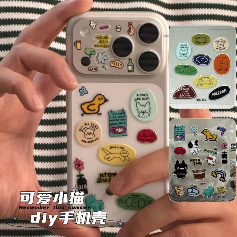 Cute Cartoon Cat Dog 3D Transp - đánh giá và giá Tablet Accessory