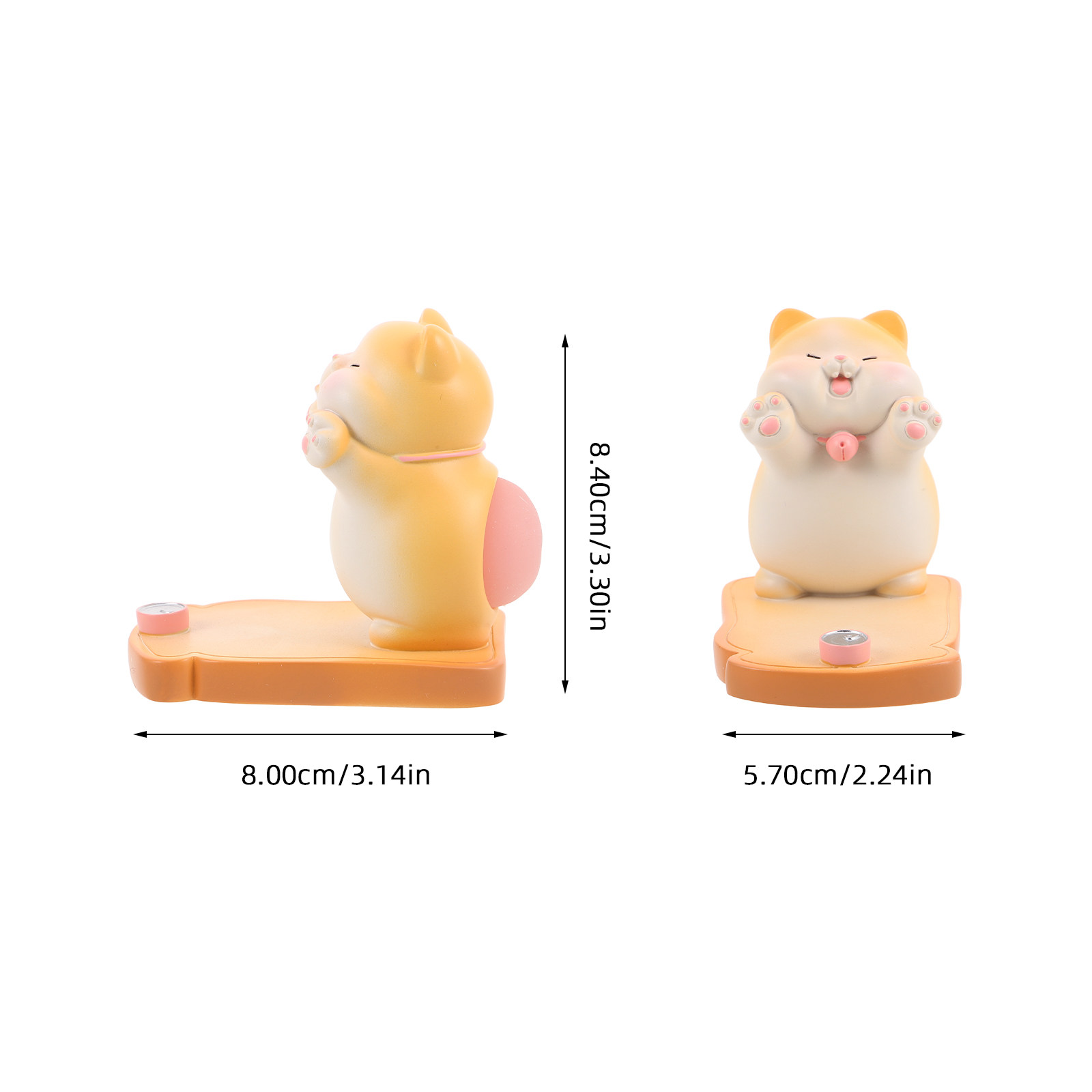 Resin Cat Phone Holder Desk Cu - đánh giá và giá Tablet Accessory
