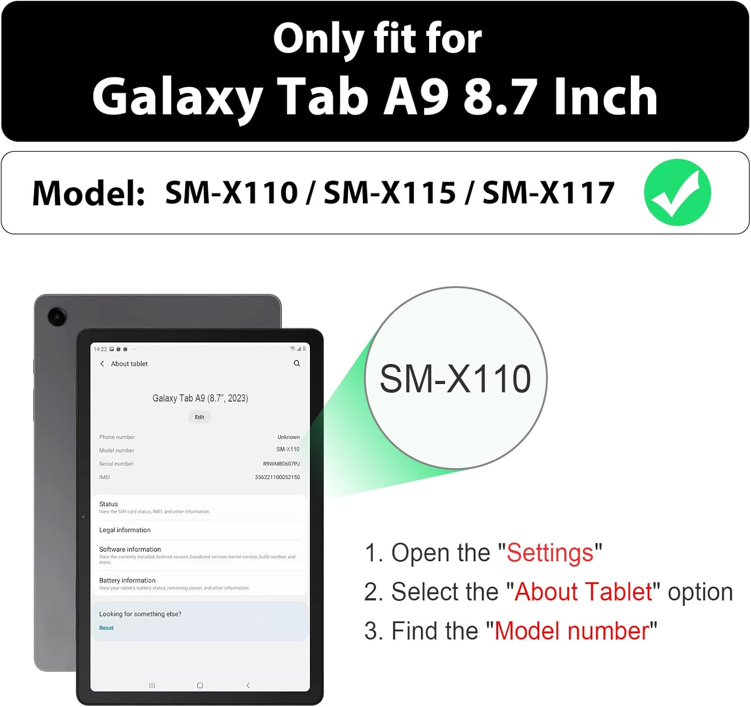 For Samsung Galaxy Tab A9 2023 - đánh giá và giá Tablet A9 Accessories