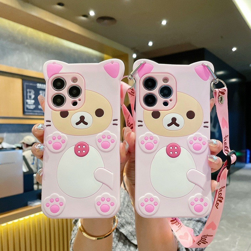 3D Cute Rilakkuma Bear For Sam - đánh giá và giá Tablet S9 Fe Accessories