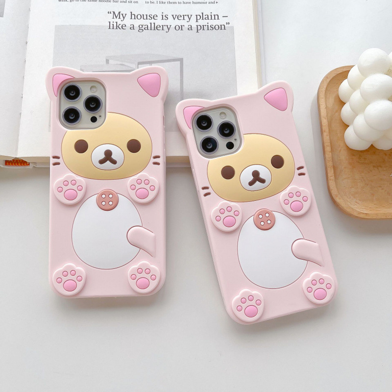 3D Cute Rilakkuma Bear For Sam - đánh giá và giá Tablet S9 Fe Accessories